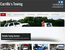 Tablet Screenshot of carrillostowing.com